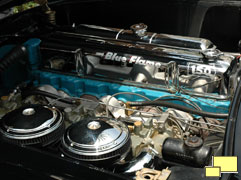 1954 Corvette Blue Flame Six Cylinder Engine