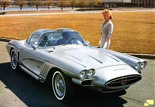Corvette XP700 Concept Car Drawing