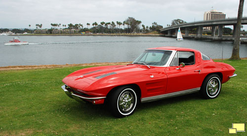 1963 Corvette Coupe in Riverside Red