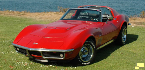 1969 Corvette in Monza Red