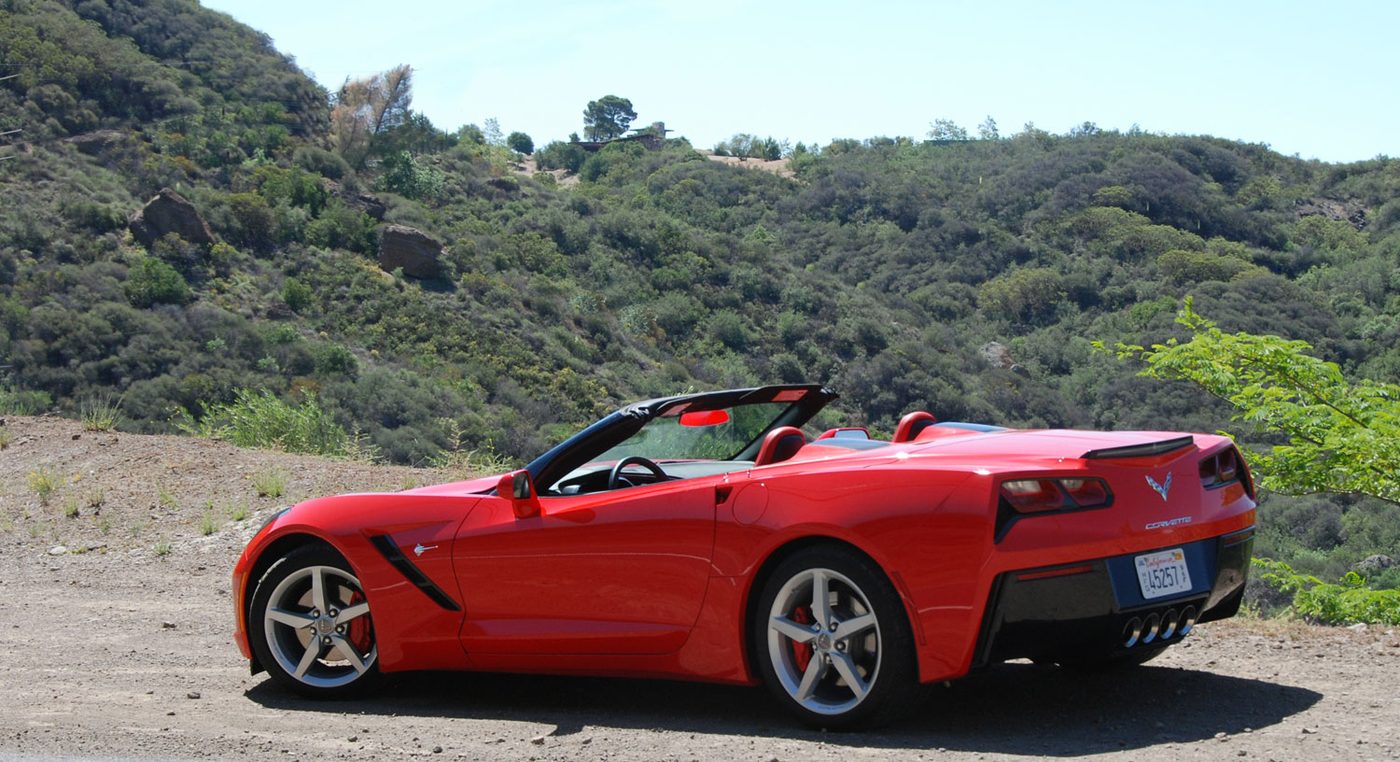 2015 Corvette in Torch Red
