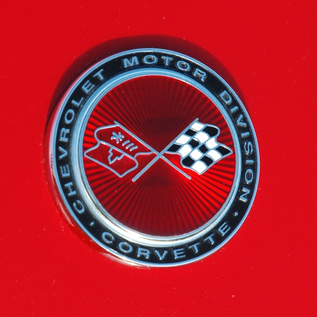 1973 Corvette nose emblem