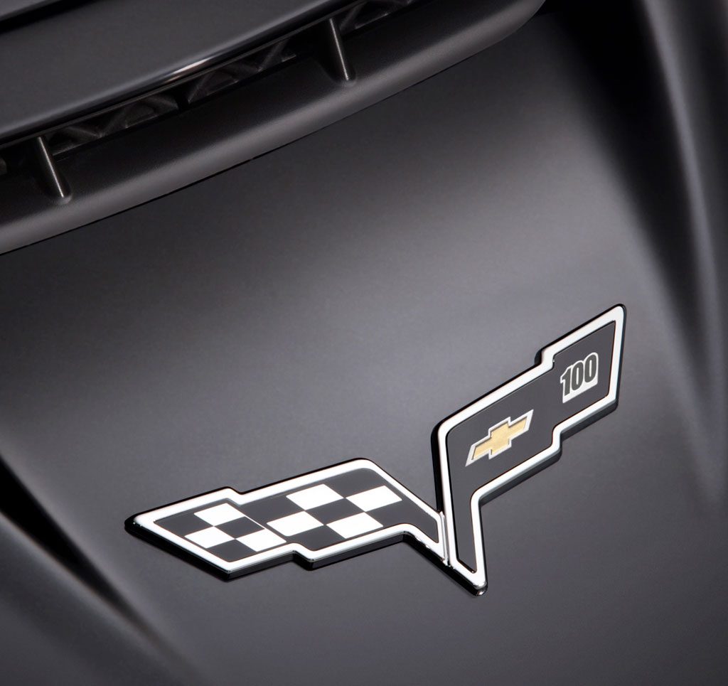 2012 Corvette 100th Anniversary Edition Nose Emblem Z06