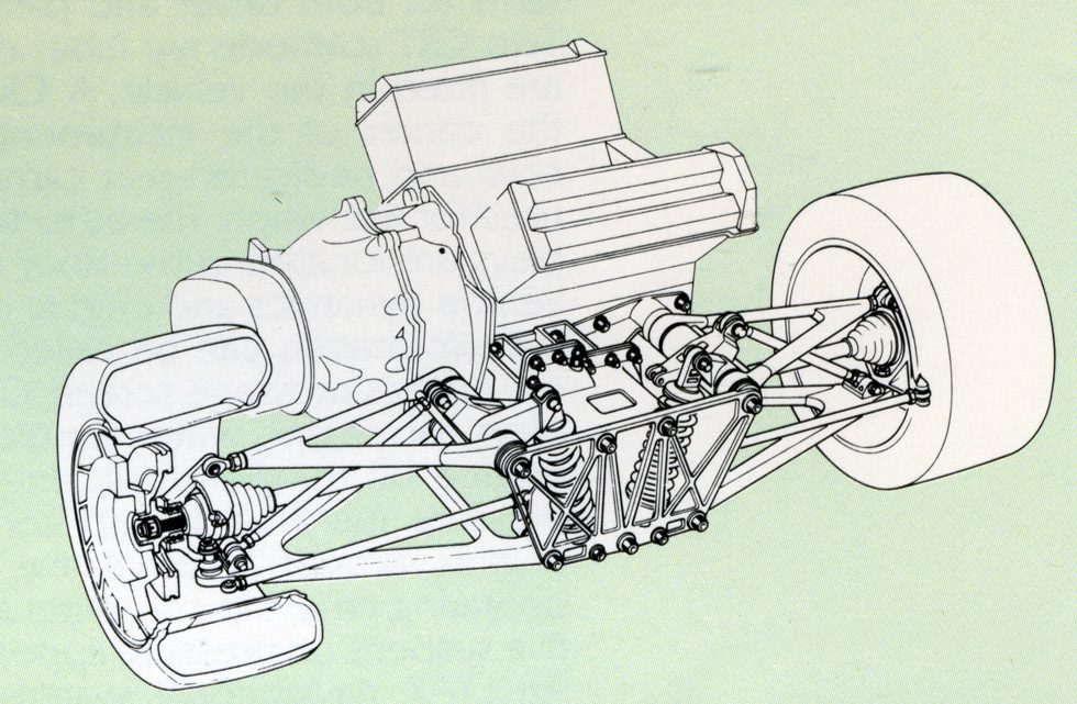 Corvette Indy Drivetrain, Rear Suspension