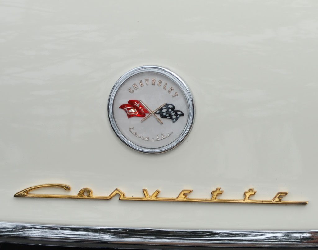 1953 EX-122 Corvette nose badge
