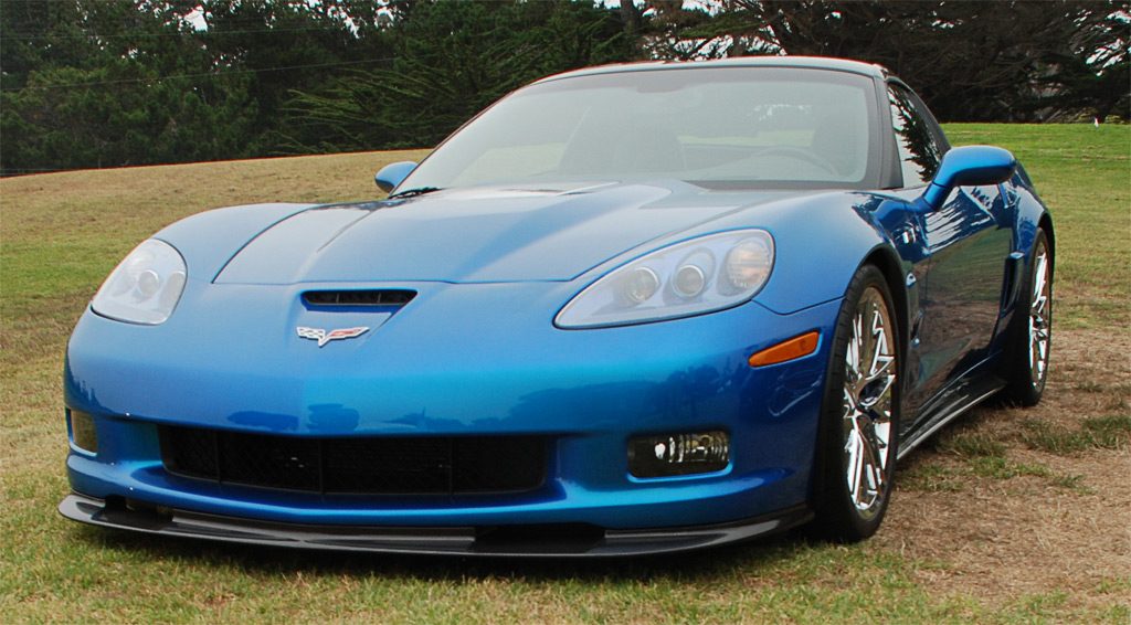 2009 Chevrolet Corvette ZR1 in Jetstream Blue