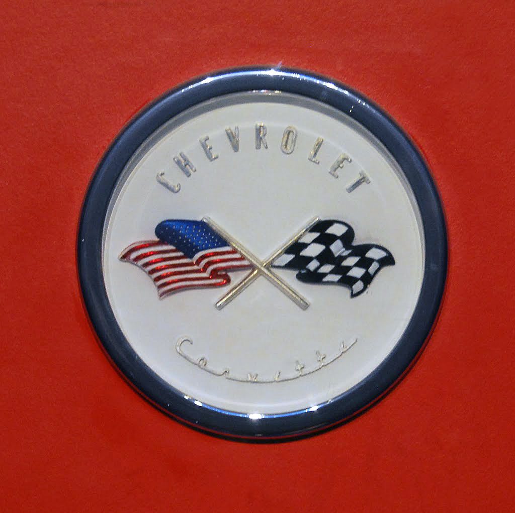 Proposed 1953 EX-122 Corvette nose badge